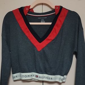 Tommy Hilfiger Cropped Sweater Hoodie